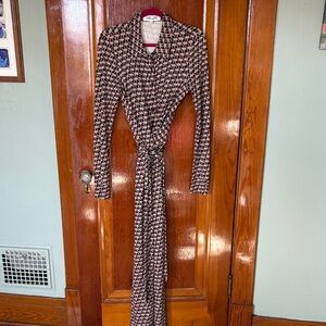 Diane Von Furstenberg Black and Pink Jumpsuit